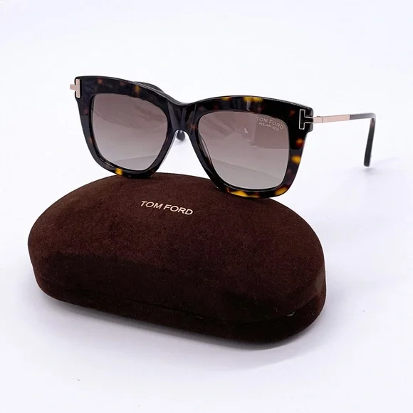NEW TOM FORD DASHA POLARIZED WOMEN’S SUNGLASSES TF822 52H EYEWEAR FT0822/S - Picture 2 of 10